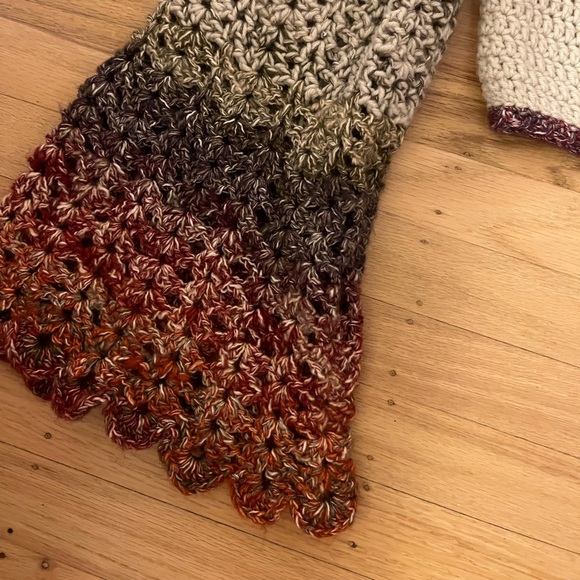 Hand Knit One of a Kind Bolero Cropped Sweater - Picture 2 of 5